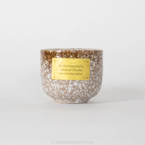 ของชำร่วยงานศพ แก้วเซรามิก ลายหินทราย พร้อมถุงผ้าและสติกเกอร์ - Image 3