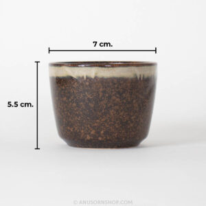 ของชำร่วยงานศพ ถ้วยเซรามิกพรีเมียม (รุ่นเอิร์ธโทน) พร้อมกล่องบรรจุมีหูหิ้วและสติกเกอร์ - Image 3