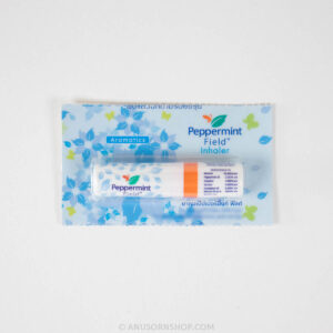 ของชำร่วยงานศพ ยาดมเป๊ปเปอร์มิ้นท์ ฟิลด์ พร้อมสติกเกอร์